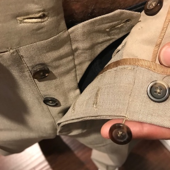 MAISON MARTIN MARGIELA CREAM MENS SUIT SIZE 48R - Picture 6 of 8